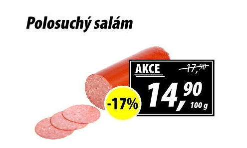 Polosuchý salám
