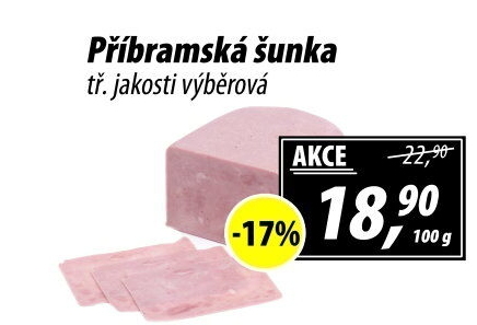 Šunka výběrová příbramská