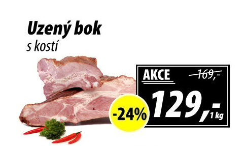 Uzený bok s kostí