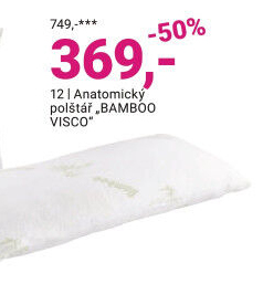 ANATOMICKÝ POLŠTÁŘ „BAMBOO VISCO“