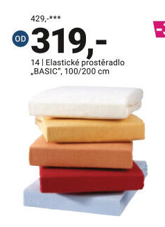 ELASTICKÉ PROSTĚRADLO „BASIC“