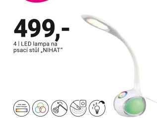 LED LAMPA NA PSACÍ STŮL „NIHAT“