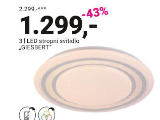 LED STROPNÍ SVÍTIDLO, „GIESBERT“