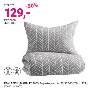 POVLEČENÍ „MARBLE“