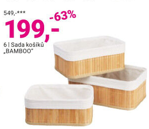 SADA KOŠÍKŮ „BAMBOO“