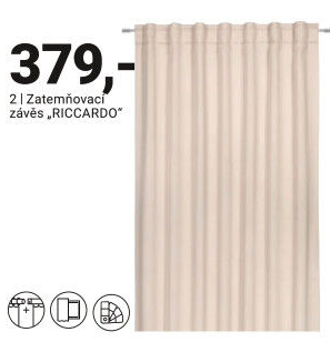 ZATEMŇOVACÍ ZÁVĚS „RICCARDO“