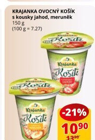 Jogurt ochucený Ovocný košík Krajanka