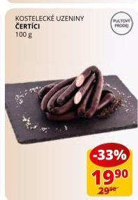 Párky Čertíci Kostelecké uzeniny