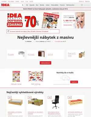 akční leták IDEA nábytek 28.11.2023-4.12.2023
