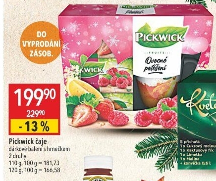 Čaje Pickwick - dárková sada
