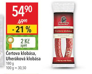 Čertova klobása Kmotr