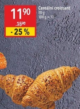 Croissant multicereální