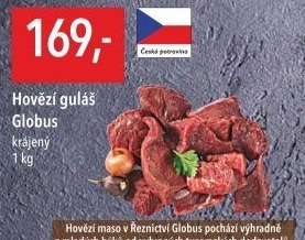 Hovězí maso na guláš Globus