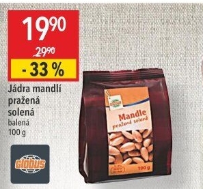 Mandle pražené Globus