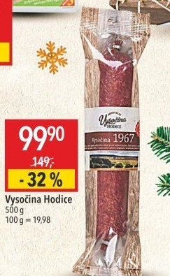 Salám Vysočina 1967 Vysočina Hodice