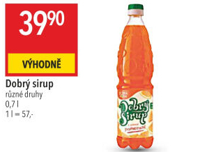 Sirup Dobrá voda