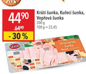 Šunka krůtí prsní LE&amp