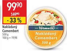 Sýr camembert nakládaný Varmuža
