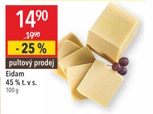 Sýr Eidam 45%