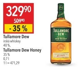 Whiskey irská Tullamore Dew