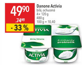 Bílý jogurt Activia Danone