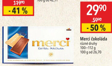 Čokoláda Merci