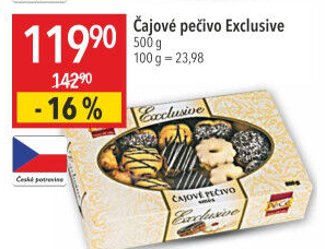 Pečivo čajové Exclusive PéCé