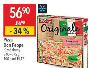 Pizza mražená Don Peppe