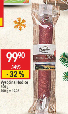 Salám Vysočina 1967 Vysočina Hodice