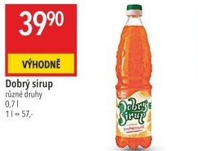 Sirup Dobrá voda