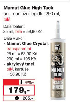 Lepidlo Mamut Glue Crystal Den Braven