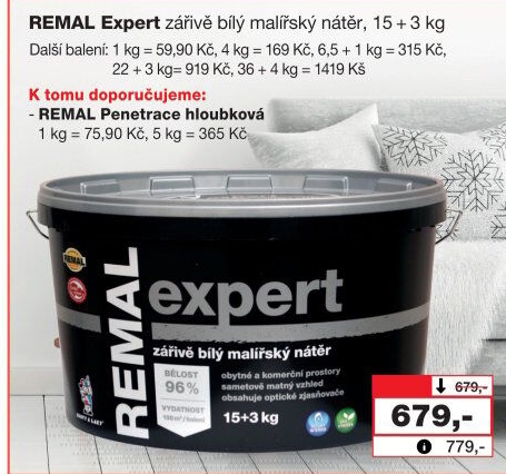 Malířský nátěr Expert Remal