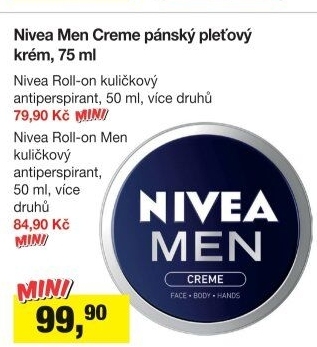 Deodorant kuličkový roll-on Nivea