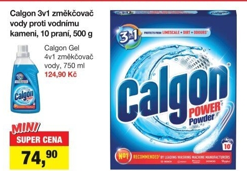 Změkčovač vody Calgon