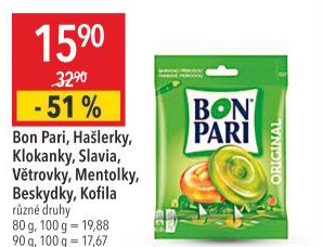 Bonbony Bon Pari Nestlé