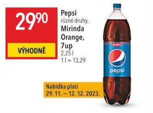 Limonáda Pepsi