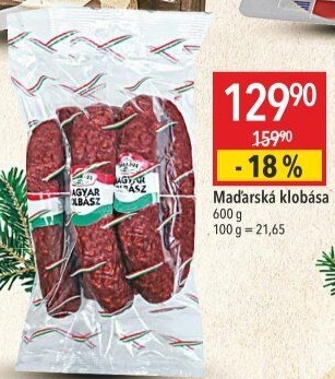 Maďarská klobása Csabahús