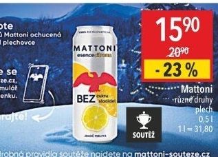 Ochucená voda Mattoni