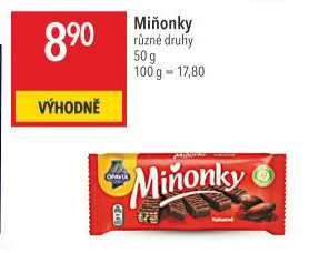 Oplatky Miňonky Opavia