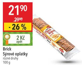 Oplatky sýrové Brick