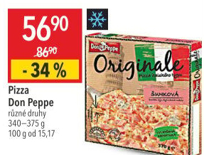 Pizza mražená Don Peppe