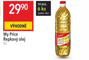 Řepkový olej My Price