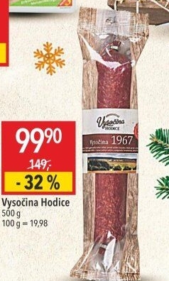 Salám Vysočina 1967 Vysočina Hodice