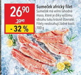 Sumeček africký filety