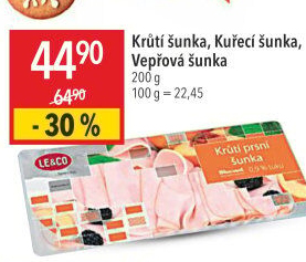 Šunka krůtí prsní LE&amp