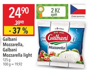 Sýr Mozzarella Galbani