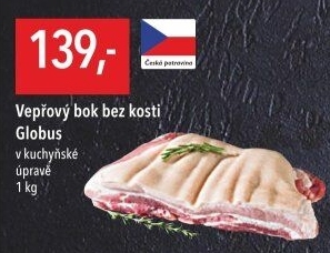 Vepřový bok bez kosti Globus