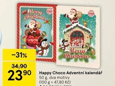 Adventní kalendář Happy Choco