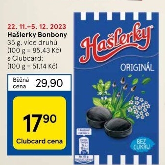 Bonbony Hašlerky Sfinx