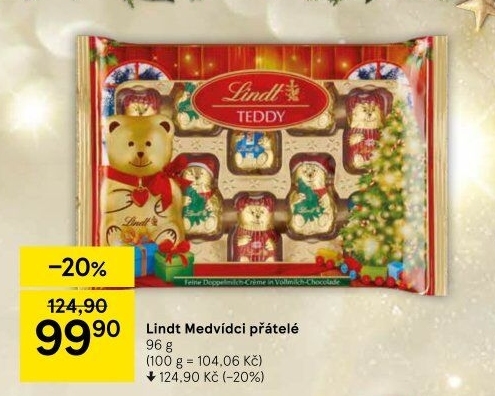 Čokoládový mini medvídek Lindt